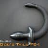 Silicone Black Puppy Tail Butt Plug