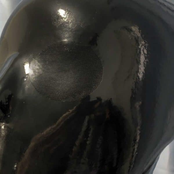 Latex Mask Laser With Micropore Openings