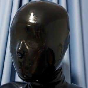 Latex Mask Laser With Micropore Openings