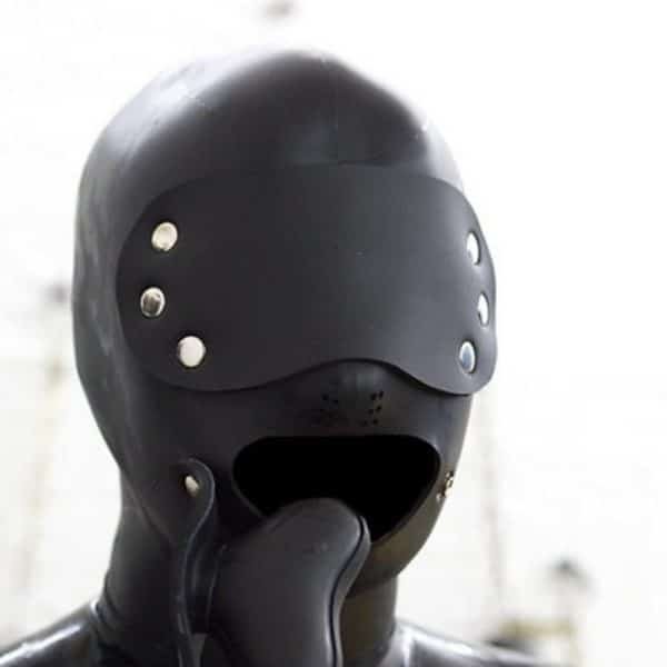 Neoprene Full Mask With Eyeshade & Mouth Gag