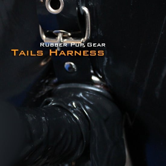 Locking Rubber Butt Plug Harness (4)