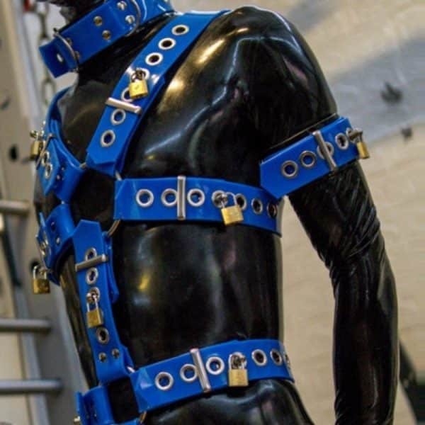 Silicone Y Body Harness with Crotch-Straps