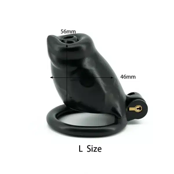 Black Dog Chastity Cage
