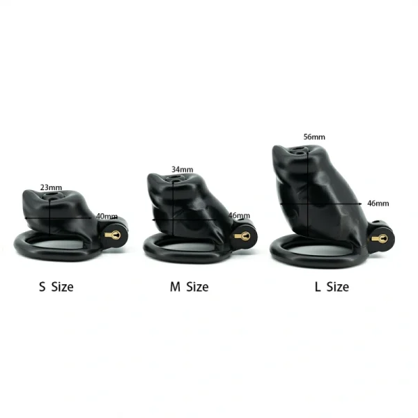 Black Dog Chastity Cage