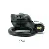 Black Dog Chastity Cage