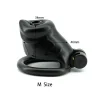 Black Dog Chastity Cage