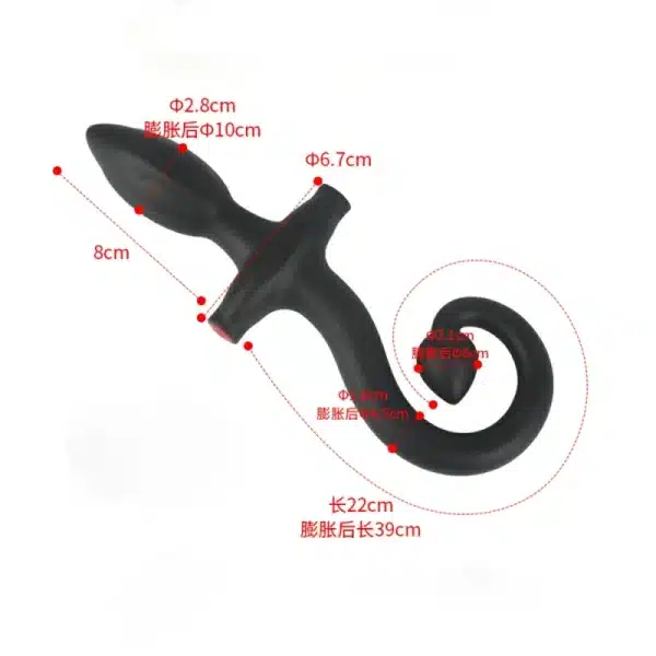 Black Inflatable tail