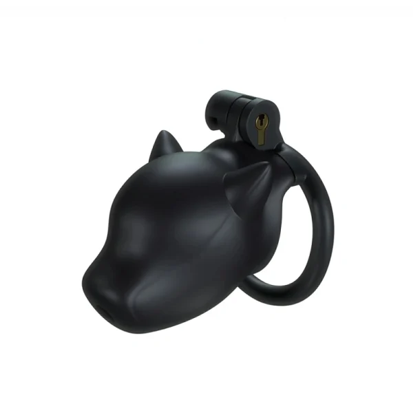 Black Puppy Drone Chastity Cage