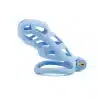 Hollowed-Out Chastity Cage-Blue