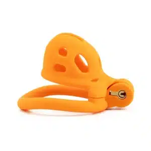 Hollowed-Out Chastity Cage-Orange
