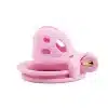 Hollowed-Out Chastity Cage-Pink