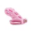Hollowed-Out Chastity Cage-Pink