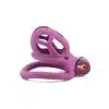 Hollowed-Out Chastity Cage-Purple