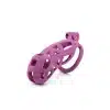 Hollowed-Out Chastity Cage-Purple