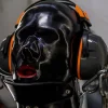 Latex Hood with Long Nose Tube and Mouth Gag (2)