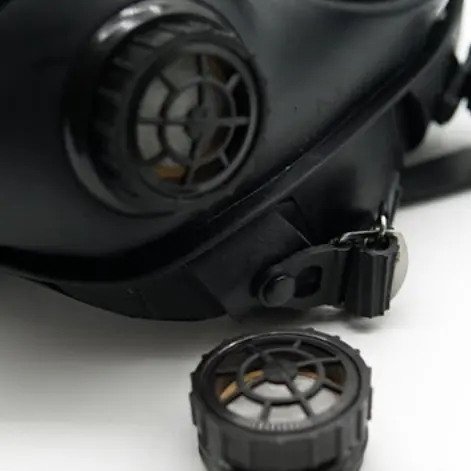 Male-Male Gas Mask Hose Connector (1)