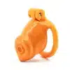 Orange Dog Chastity Cage