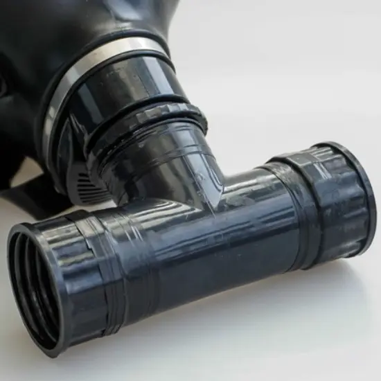 PVC Gas Mask Hose T-Splitter (3)
