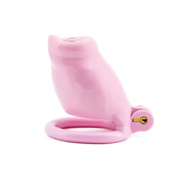 Pink Dog Chastity Cage