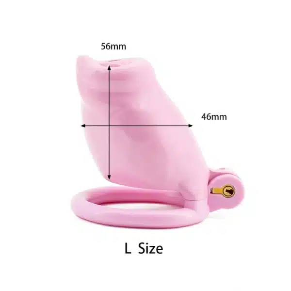 Pink Dog Chastity Cage