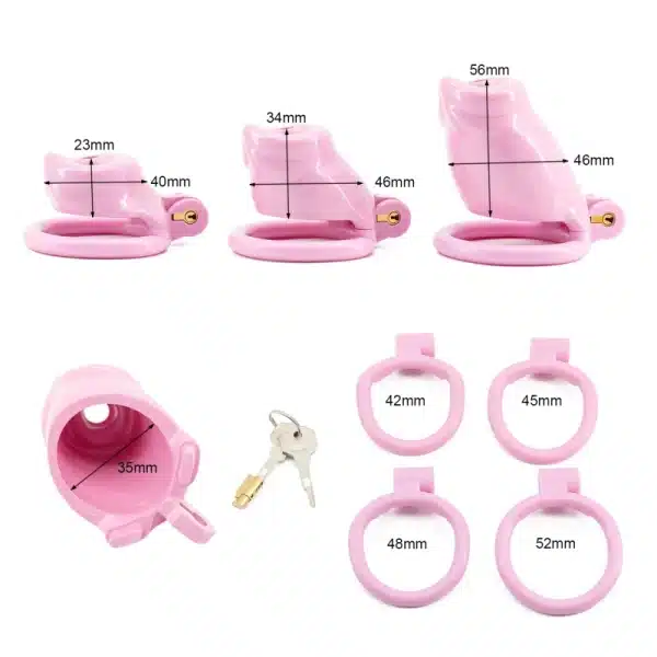 Pink Dog Chastity Cage