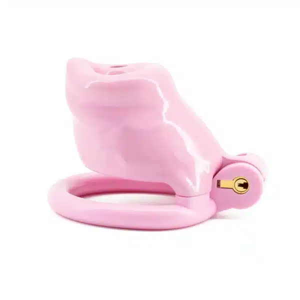 Pink Dog Chastity Cage