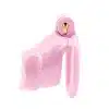 Pink Dog Chastity Cage