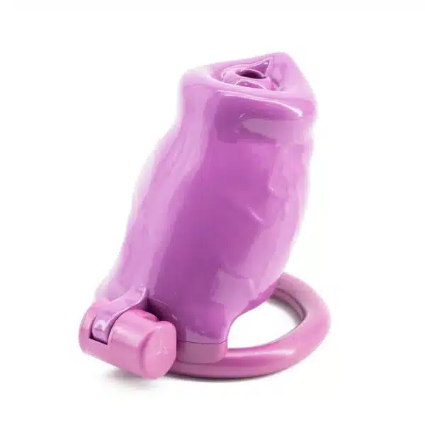 Purple Dog Chastity Cage