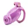 Purple Dog Chastity Cage