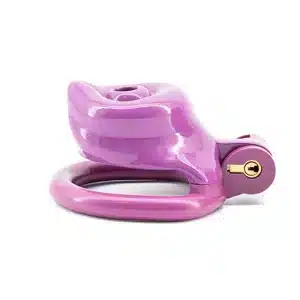 Purple Dog Chastity Cage