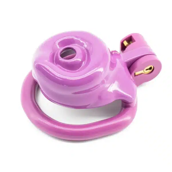 Purple Dog Chastity Cage