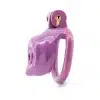 Purple Dog Chastity Cage