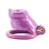 Purple Dog Chastity Cage