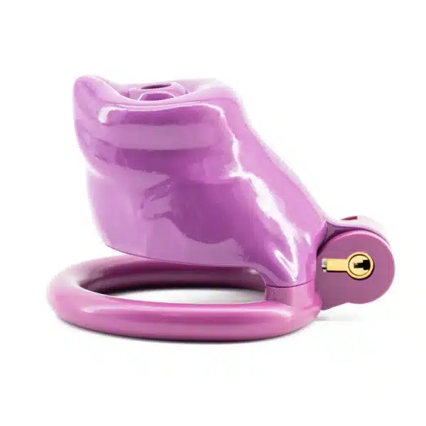 Purple Dog Chastity Cage