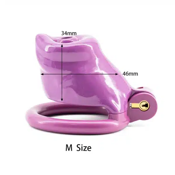 Purple Dog Chastity Cage