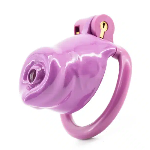 Purple Dog Chastity Cage