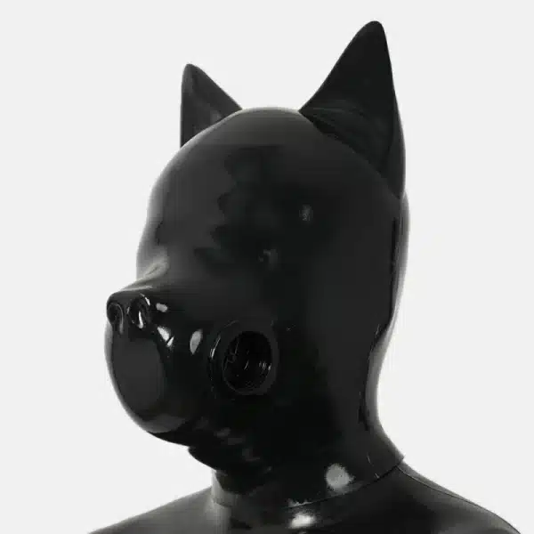 Silicone Black Bulldog Drone (4)