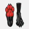 Silicone Black Canine Feet — Colored (1)