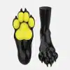Silicone Black Canine Feet — Colored (3)