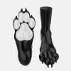 Silicone Black Canine Feet — Colored (5)