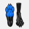 Silicone Black Canine Feet — Colored (8)