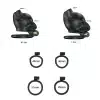 Silicone Black Cat Drone Chastity Cage