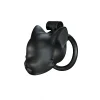 Silicone Black Cat Drone Chastity Cage