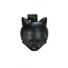 Silicone Black Cat Drone Chastity Cage