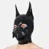 Silicone Black Doberman Muzzle Dog Hood (1)