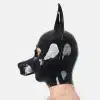 Silicone Black Doberman Muzzle Dog Hood (3)