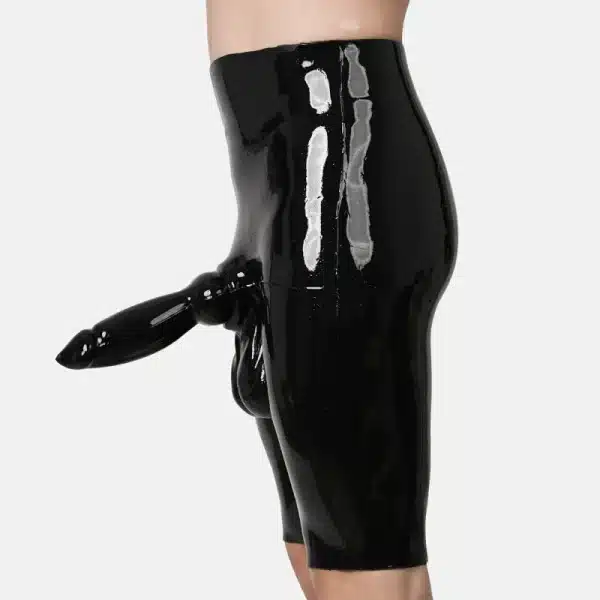 Silicone Black Dog Dildo Pants