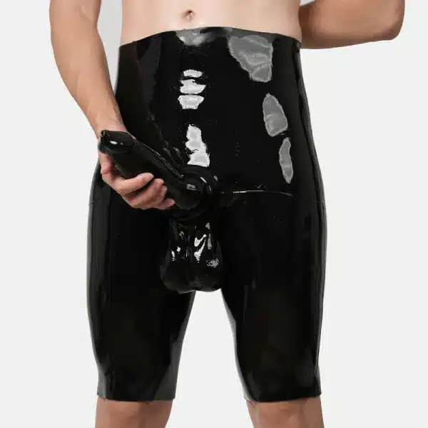 Silicone Black Dog Dildo Pants