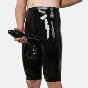 Silicone Black Dog Dildo Pants