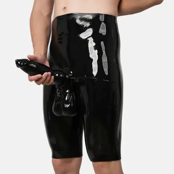 Silicone Black Dog Dildo Pants